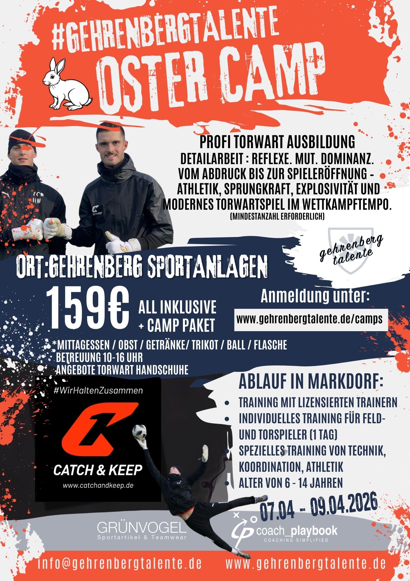 Torwartcamp an Ostern